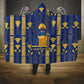 Amun Hooded Blanket Ancient Egyptian Hieroglyphic, Pharaoh and Scarab - African Pride