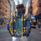 Amun Hoodie Ancient Egyptian Hieroglyphic, Pharaoh and Scarab - African Pride