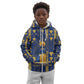 Amun Kid Hoodie Ancient Egyptian Hieroglyphic, Pharaoh and Scarab - African Pride