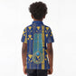Amun Kid Polo Shirt Ancient Egyptian Hieroglyphic, Pharaoh and Scarab - African Pride
