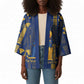 Amun Kimono Ancient Egyptian Hieroglyphic, Pharaoh and Scarab - African Pride