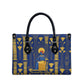 Amun Leather Bag Ancient Egyptian Hieroglyphic, Pharaoh and Scarab - African Pride