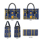 Amun Leather Bag Ancient Egyptian Hieroglyphic, Pharaoh and Scarab - African Pride