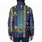 Amun Padded Jacket Ancient Egyptian Hieroglyphic, Pharaoh and Scarab - African Pride