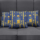 Amun Pillow Cover Ancient Egyptian Hieroglyphic, Pharaoh and Scarab - African Pride