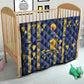 Amun Quilt Ancient Egyptian Hieroglyphic, Pharaoh and Scarab - African Pride