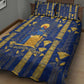 Amun Quilt Bed Set Ancient Egyptian Hieroglyphic, Pharaoh and Scarab - African Pride