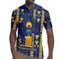 Amun Rugby Jersey Ancient Egyptian Hieroglyphic, Pharaoh and Scarab - African Pride