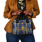 Amun Shoulder Handbag Ancient Egyptian Hieroglyphic, Pharaoh and Scarab - African Pride