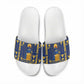 Amun Slide Sandals Ancient Egyptian Hieroglyphic, Pharaoh and Scarab - African Pride