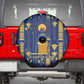 Amun Spare Tire Cover Ancient Egyptian Hieroglyphic, Pharaoh and Scarab - African Pride