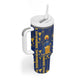 Amun Tumbler With Handle Ancient Egyptian Hieroglyphic, Pharaoh and Scarab - African Pride