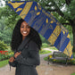 Amun Umbrella Ancient Egyptian Hieroglyphic, Pharaoh and Scarab - African Pride