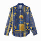Amun Women Casual Shirt Ancient Egyptian Hieroglyphic, Pharaoh and Scarab - African Pride