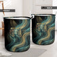 Amun Ancient Egyptian Laundry Basket with Mystical Smoke Swirl Pattern, Fiery Ram Head, and Hieroglyphic - African Pride