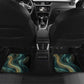 Amun Ancient Egyptian Car Mats with Mystical Smoke Swirl Pattern, Fiery Ram Head, and Hieroglyphic - African Pride