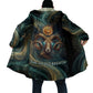 Amun Ancient Egyptian Cloak with Mystical Smoke Swirl Pattern, Fiery Ram Head, and Hieroglyphic - African Pride