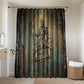 Anubis Bathroom Set Ancient Egyptian Aged Papyrus, Scales of Justice, and Egyptian Hieroglyph - African Pride