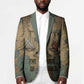 Anubis Blazer Ancient Egyptian Aged Papyrus, Scales of Justice, and Egyptian Hieroglyph - African Pride