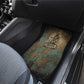Anubis Car Mats Ancient Egyptian Aged Papyrus, Scales of Justice, and Egyptian Hieroglyph - African Pride