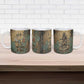 Anubis Ceramic Mug Ancient Egyptian Aged Papyrus, Scales of Justice, and Egyptian Hieroglyph - African Pride