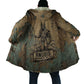 Anubis Cloak Ancient Egyptian Aged Papyrus, Scales of Justice, and Egyptian Hieroglyph - African Pride