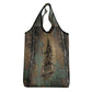 Anubis Grocery Bag Ancient Egyptian Aged Papyrus, Scales of Justice, and Egyptian Hieroglyph - African Pride