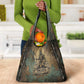 Anubis Grocery Bag Ancient Egyptian Aged Papyrus, Scales of Justice, and Egyptian Hieroglyph - African Pride
