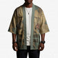 Anubis Kimono Ancient Egyptian Aged Papyrus, Scales of Justice, and Egyptian Hieroglyph - African Pride