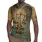 Anubis Rugby Jersey Ancient Egyptian Aged Papyrus, Scales of Justice, and Egyptian Hieroglyph - African Pride