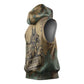 Anubis Sleeveless Hoodie Ancient Egyptian Aged Papyrus, Scales of Justice, and Egyptian Hieroglyph - African Pride