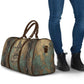 Anubis Travel Bag Ancient Egyptian Aged Papyrus, Scales of Justice, and Egyptian Hieroglyph - African Pride