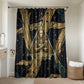 Anubis Ancient Egyptian Bathroom Set with Starry Mummy Wrap Pattern, Anubis Warrior Illustration, and Pyramid - African Pride