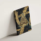 Anubis Ancient Egyptian Canvas Wall Art with Starry Mummy Wrap Pattern, Anubis Warrior Illustration, and Pyramid - African Pride