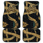 Anubis Ancient Egyptian Car Mats with Starry Mummy Wrap Pattern, Anubis Warrior Illustration, and Pyramid - African Pride
