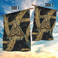 Anubis Ancient Egyptian Garden Flag with Starry Mummy Wrap Pattern, Anubis Warrior Illustration, and Pyramid - African Pride
