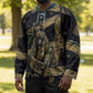 Anubis Ancient Egyptian Hockey Jersey with Starry Mummy Wrap Pattern, Anubis Warrior Illustration, and Pyramid - African Pride