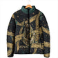 Anubis Ancient Egyptian Padded Jacket with Starry Mummy Wrap Pattern, Anubis Warrior Illustration, and Pyramid - African Pride