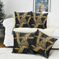 Anubis Ancient Egyptian Pillow Cover with Starry Mummy Wrap Pattern, Anubis Warrior Illustration, and Pyramid - African Pride