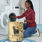 Apis Laundry Basket Ancient Egyptian Papyrus Map, Egyptian Crown Bull Illustration - African Pride