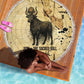 Apis Beach Blanket Ancient Egyptian Papyrus Map, Egyptian Crown Bull Illustration - African Pride