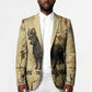 Apis Blazer Ancient Egyptian Papyrus Map, Egyptian Crown Bull Illustration - African Pride