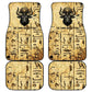 Apis Car Mats Ancient Egyptian Papyrus Map, Egyptian Crown Bull Illustration - African Pride