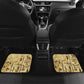 Apis Car Mats Ancient Egyptian Papyrus Map, Egyptian Crown Bull Illustration - African Pride