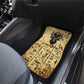 Apis Car Mats Ancient Egyptian Papyrus Map, Egyptian Crown Bull Illustration - African Pride