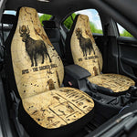 Apis Car Seat Cover Ancient Egyptian Papyrus Map, Egyptian Crown Bull Illustration - African Pride