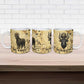 Apis Ceramic Mug Ancient Egyptian Papyrus Map, Egyptian Crown Bull Illustration - African Pride