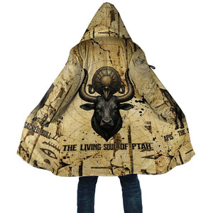 Apis Cloak Ancient Egyptian Papyrus Map, Egyptian Crown Bull Illustration - African Pride