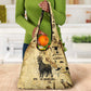 Apis Grocery Bag Ancient Egyptian Papyrus Map, Egyptian Crown Bull Illustration - African Pride