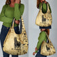 Apis Grocery Bag Ancient Egyptian Papyrus Map, Egyptian Crown Bull Illustration - African Pride